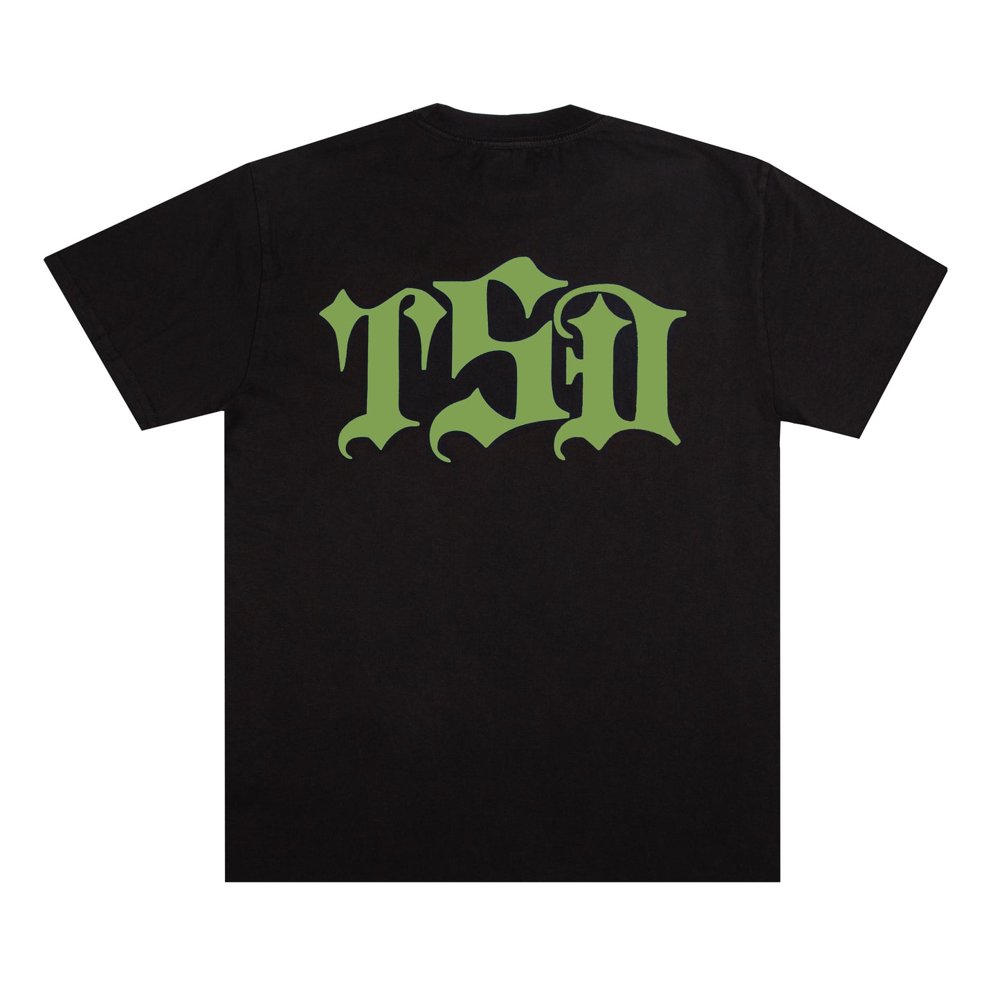 TSD LOGO TEE BLACK / GREEN