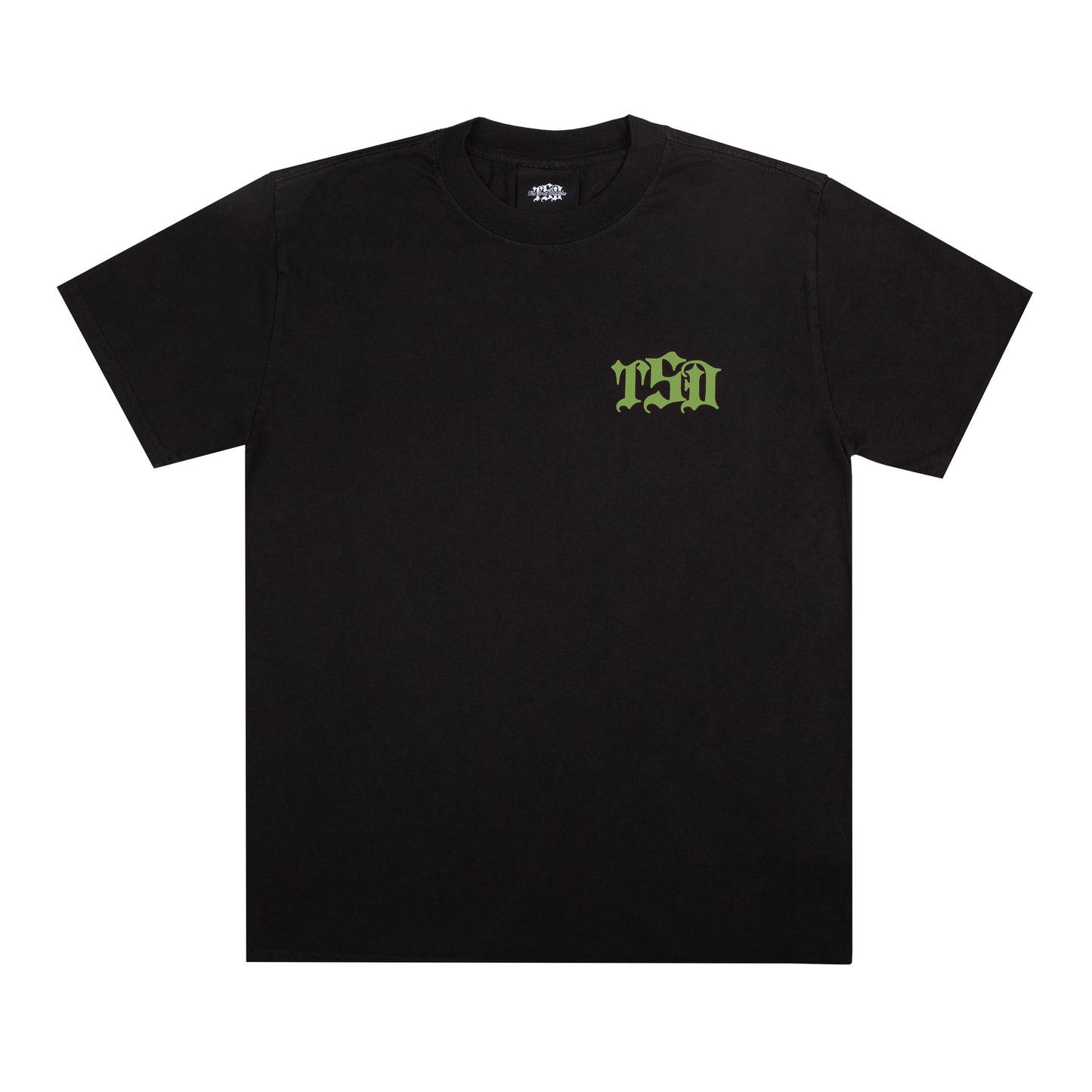 TSD LOGO TEE BLACK / GREEN